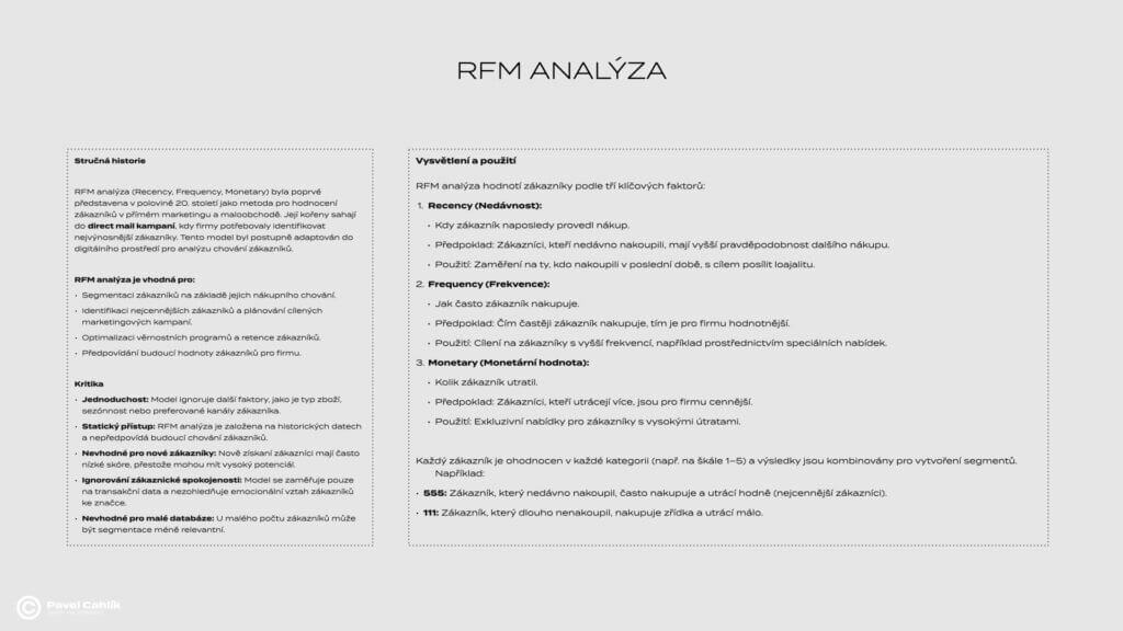 RFM Analýza